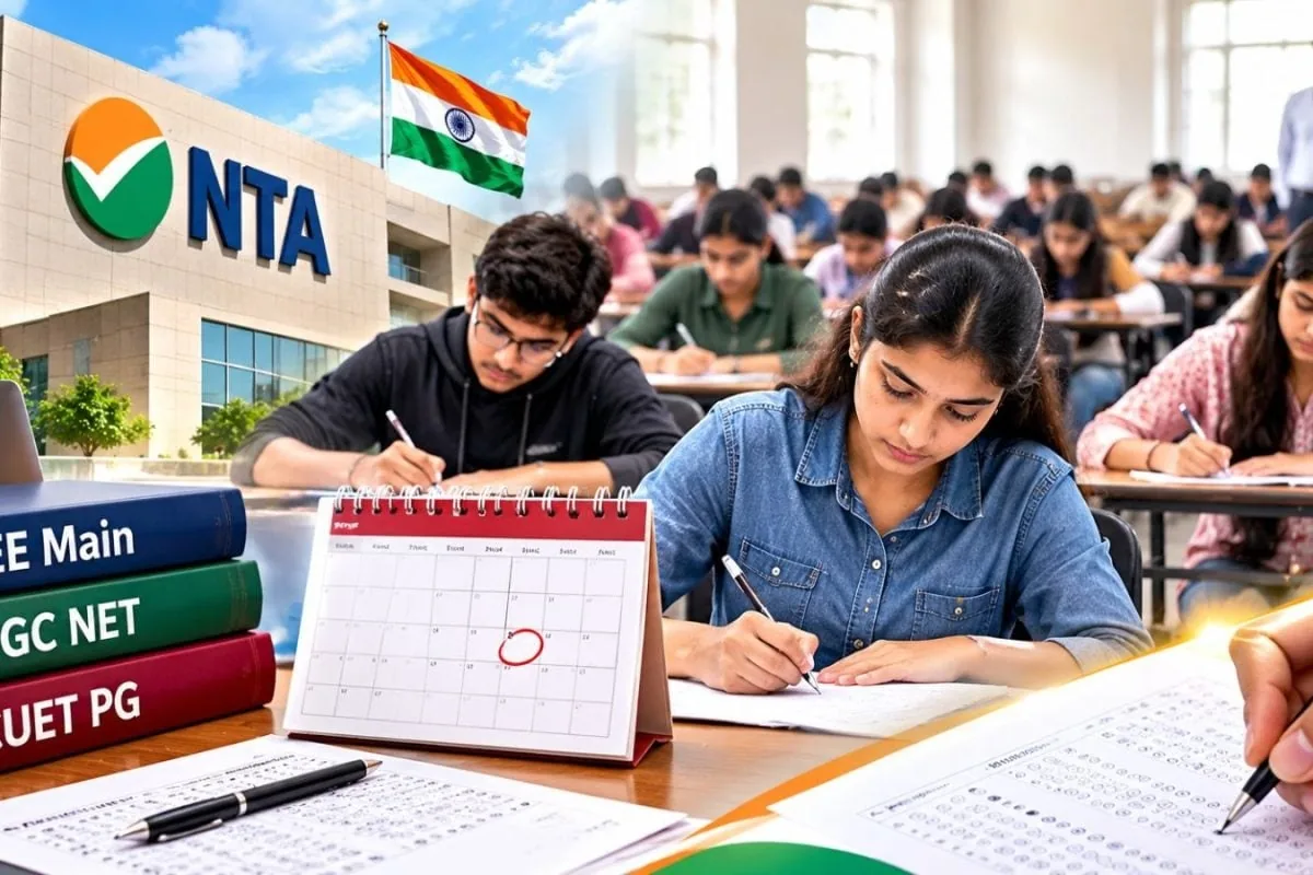 NTA Exam: JEE Main, UGC NET और CUET PG की तारीखों में बदलाव, देखें नया शेड्यूल NTA Exam: JEE Main, UGC NET और CUET PG की तारीखों में बदलाव, देखें नया शेड्यूल